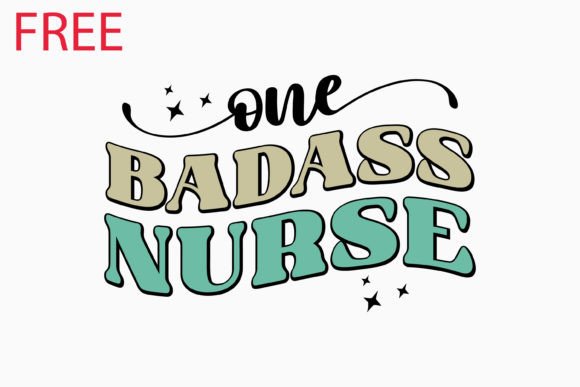 Free One Badass Nurse Retro SVG: A Versatile Graphics Asset for Crafts