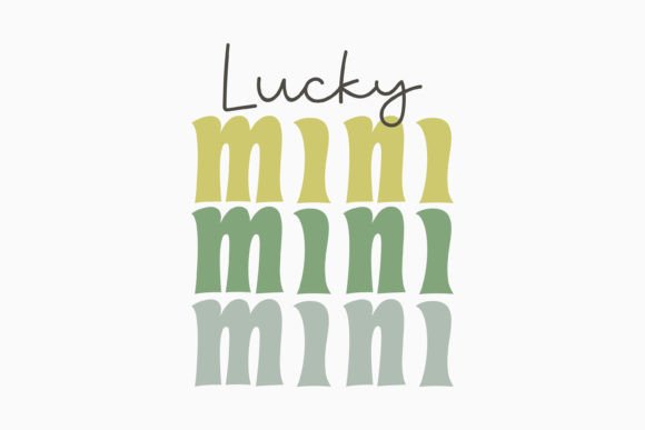Lucky Mini St Patricks Day SVG for Crafts & Graphics