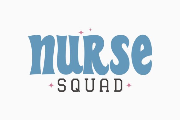 Nurse Squad Retro Nurse Svg for Creative Crafts and Graphics
