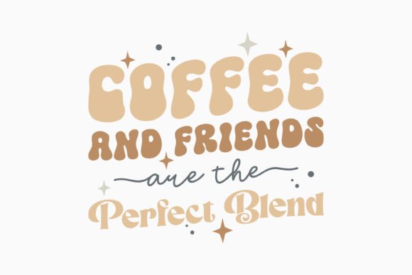 Retro Coffee and Friends SVG Design Review