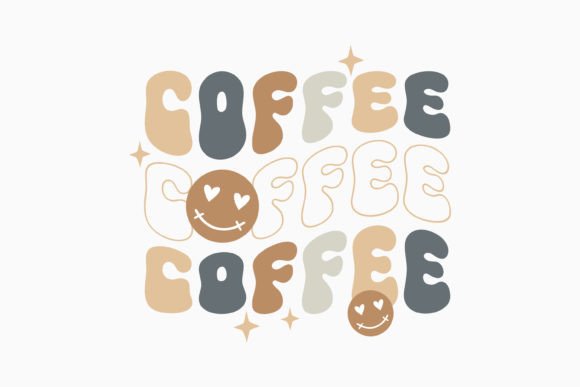 Retro Coffee SVG Design: A Versatile Graphics Asset for Crafts