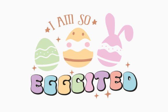 Retro Easter Egg Puns SVG Design for Graphics and Crafts