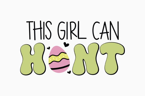 Retro Easter SVG This Girl Can Hunt: A Crafts Graphics Gem