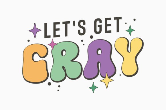 Retro Mardi Gras Quote SVG: A Vibrant Addition for Crafts and Graphics