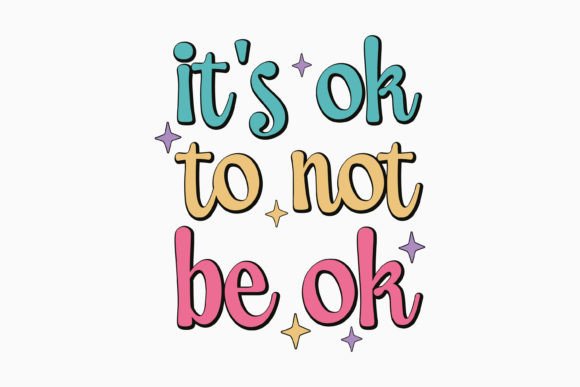 Retro Mental Health SVG for Crafts and Graphics