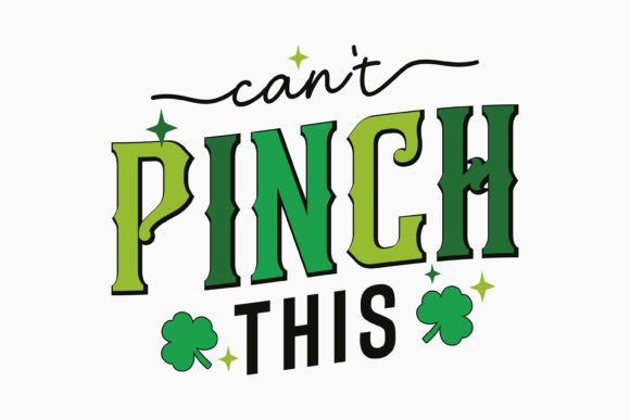 Retro St. Patricks Day Can't Pinch SVG