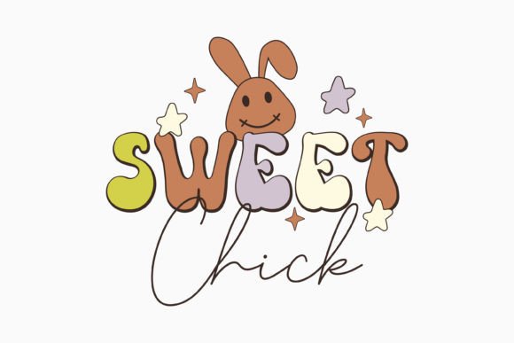 Retro Sweet Chick Easter Day SVG: A Versatile Graphics Asset for Crafts